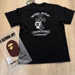 Black Chrome Bape T Shirt 