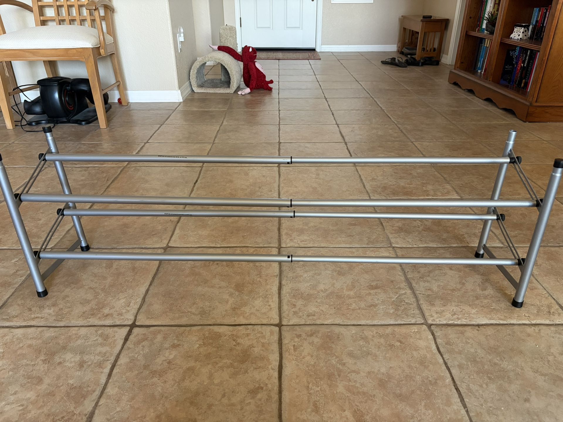 2-Tier Metal Adjustable Shoe Rack