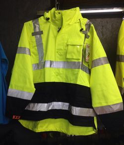 Class 3 Breathable, Waterproof, High Visibility Jacket