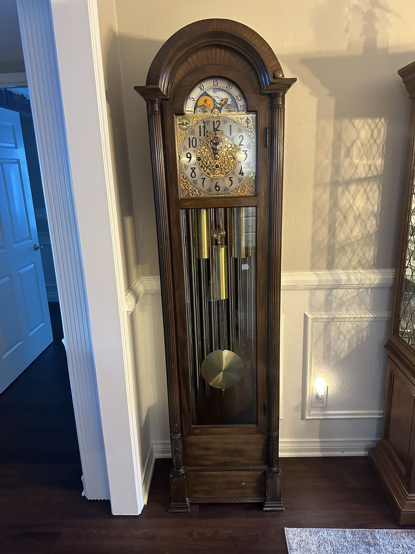 Antique Herschede Grandfather Clock