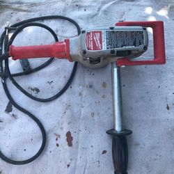 Milwaukee Hole Hang 1/2 “ 1675-1 + Handle And Key -work Perfect 
