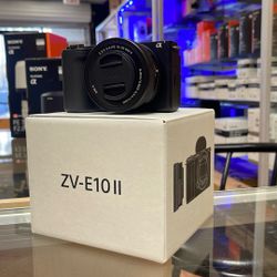 Sony ZV-E10 II With 16-50mm 