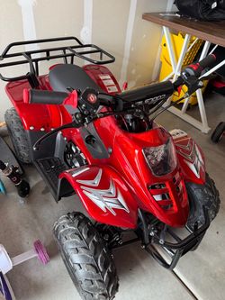 Red Kids Mini ATV Four Wheeler