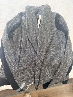 Lululemon Gray Full-Zip Athletic Jacket