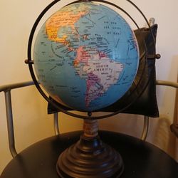 Vintage Table Top Globe