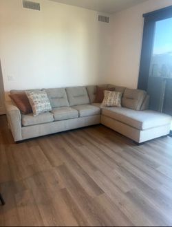 Beige couch