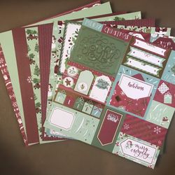 12x12 Christmas Scrapbook Paper