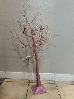 Pink Lighted Tree