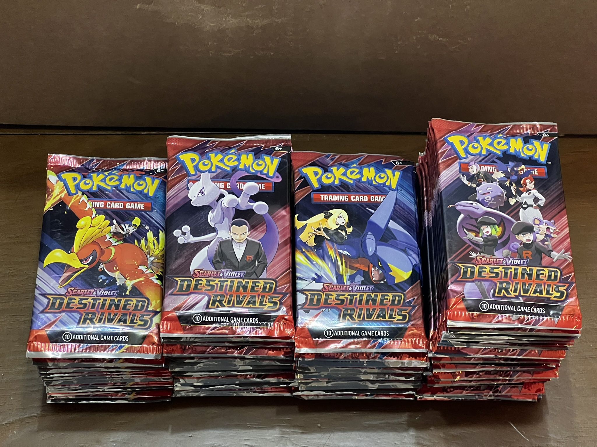 Pokémon Destined Rivals 72 Booster Packs 