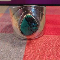 Sterling Silver Turquoise Cuff/bracelet 