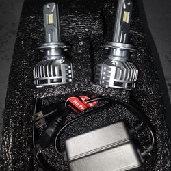 Brighter LED H7 with built in fan. 6000k White Light.