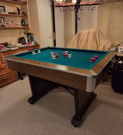 Vintage 1970  Bumper Pool Table