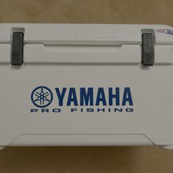 Engel 35 High-Performance Roto-Molded Cooler, featuring Yamaha Pro Fishing
