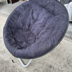 Purple Saucer Chair