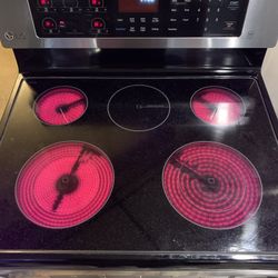 30” Stainless Steel LG GlassTop Electric Stove FOR SALE!!!