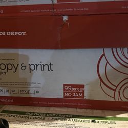 Office Depot® - Copy Paper - Quality Copy Paper 20 lb - Paper - 8-1/2" x 11" - Size 8-1/2" x 11" - White - 500 sh/rm - C 
