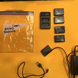 Canon Camera Battery And Charger