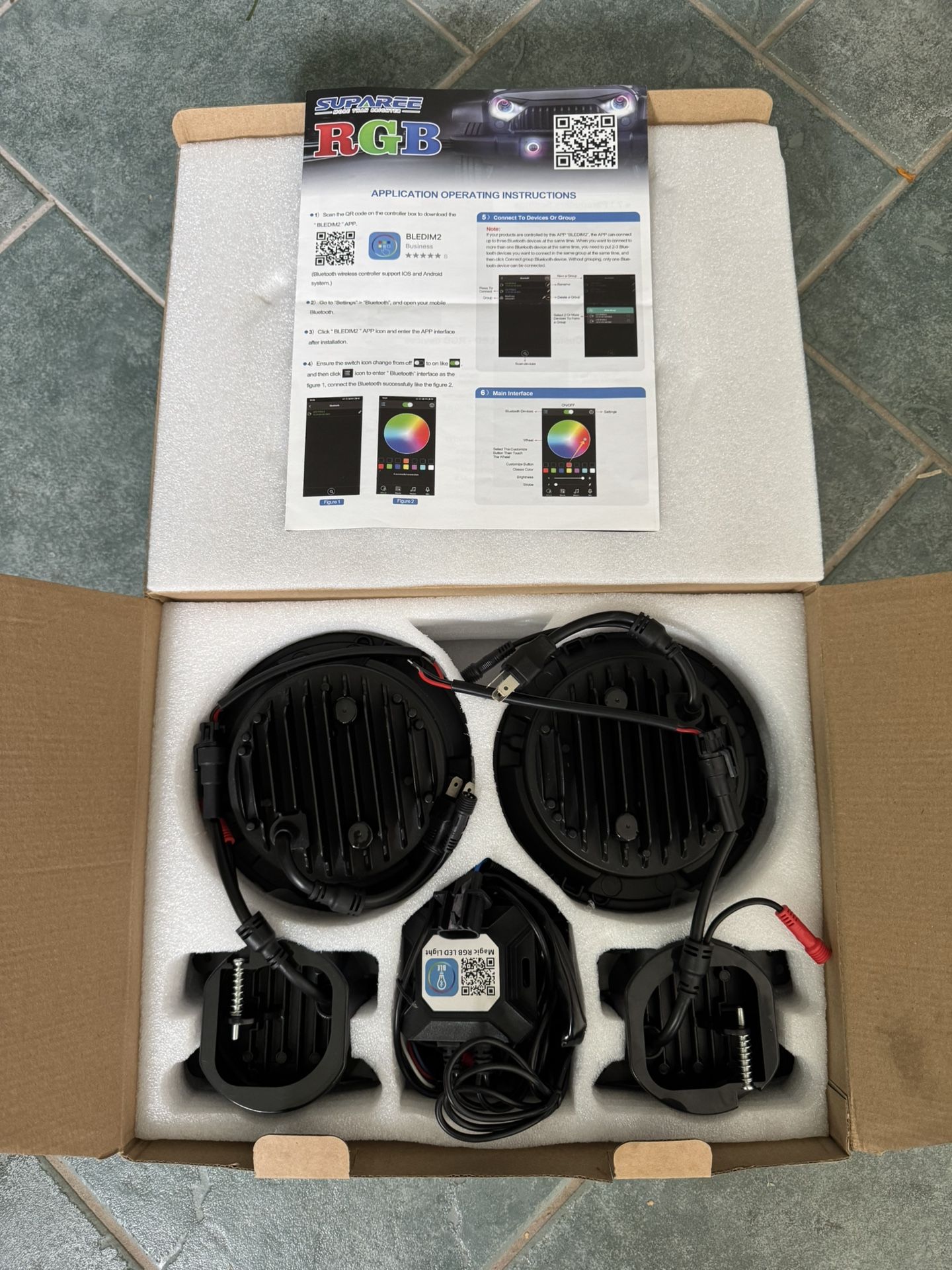 SUPAREE Headlights, JEEP Wrangler 1(contact info removed), NEW