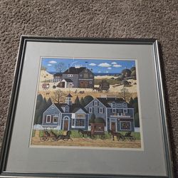Charles Wysocki RARE Devilstone Harbor PRINT SIGNED