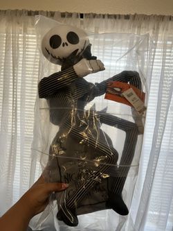 Jack Skelington On Grave