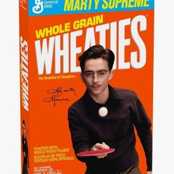 Marty Supreme Wheaties Signed UNOPENED