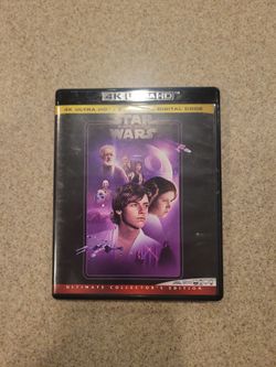 Star Wars A New Hope Ultimate Collector’s Edition 4K UHD + Blu-ray No Digital