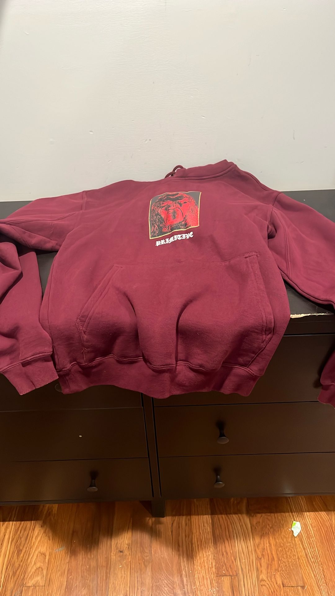 red primitive hoodie