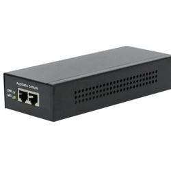 LTS Gigabit PoE Injector Adapter Single Port, Power Over Ethernet, 60W 48V DC - Sturdy Metal Case