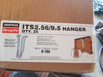 Simpson strong floor hangers