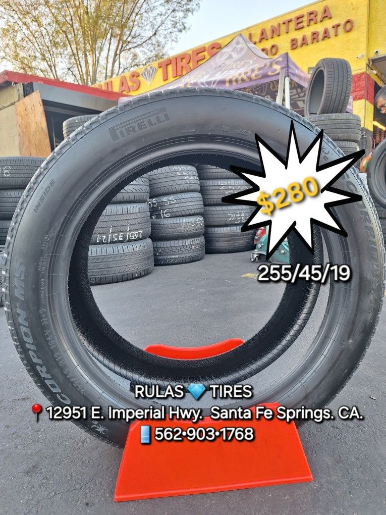 255/45/19 PIRELLI SCORPION MS ¤Brand new tires / Llanta nuevas ¤Ask for Special PRICES $$