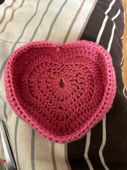 Crochet handmade trinket  dish