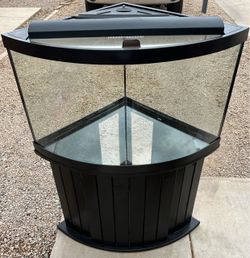 Corner Fish Tank w/ Stand