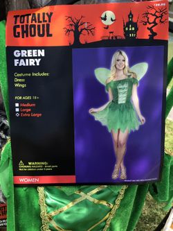 New Halloween Costume Tinkerbell XL $25