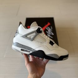 Nike Air Jordan Retro 4 White Cement