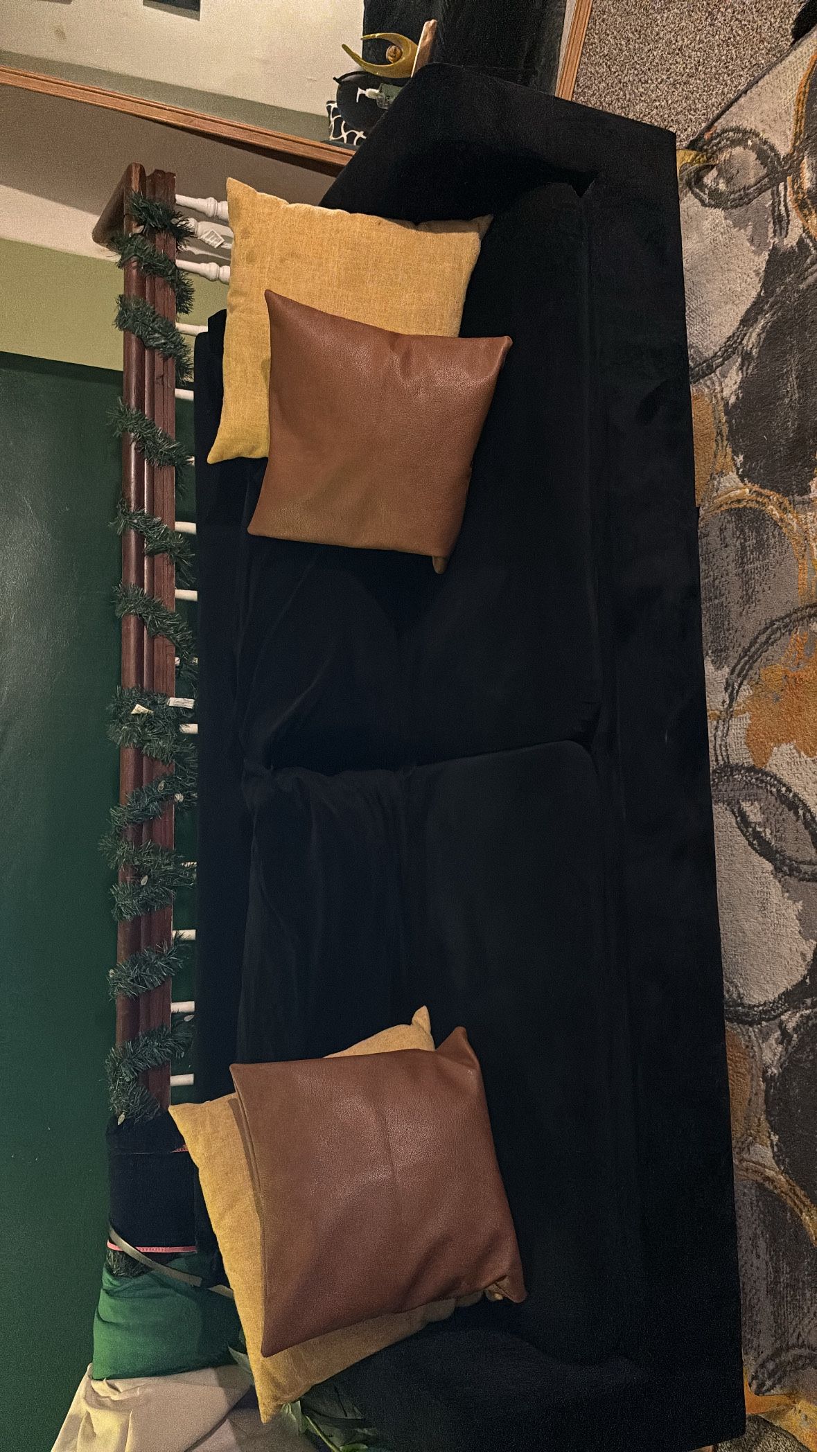 Black Couches