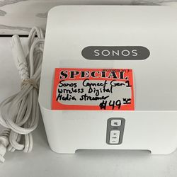 Sonos Connect Gen 1 Wireless Digital Media Streamer 
