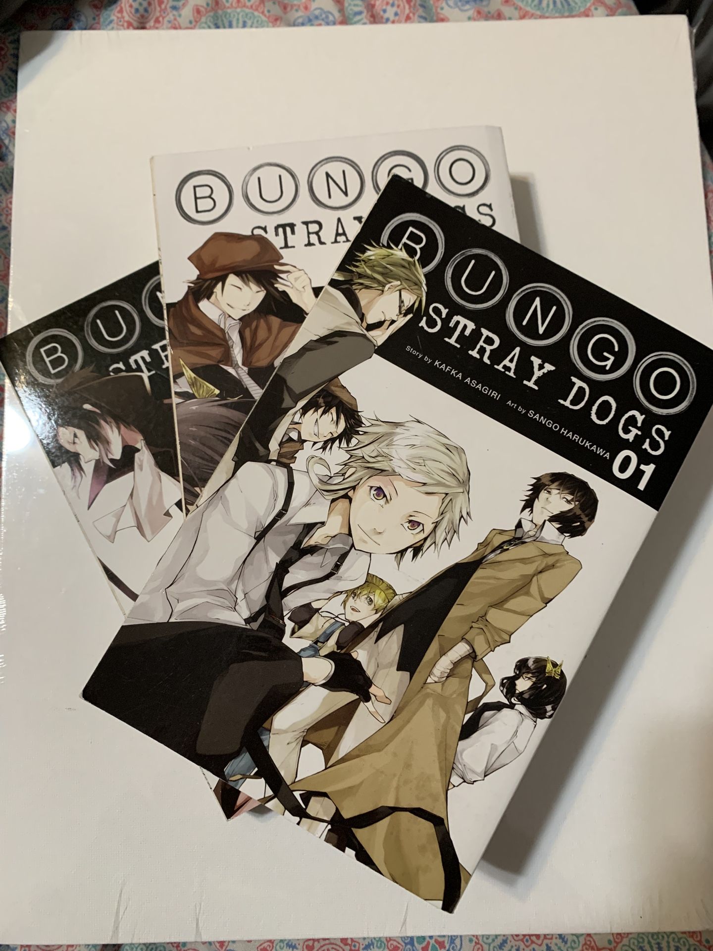 Bungo Stray Dogs Manga Volumes 1, 2, & 3