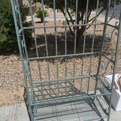 Metal planter racks