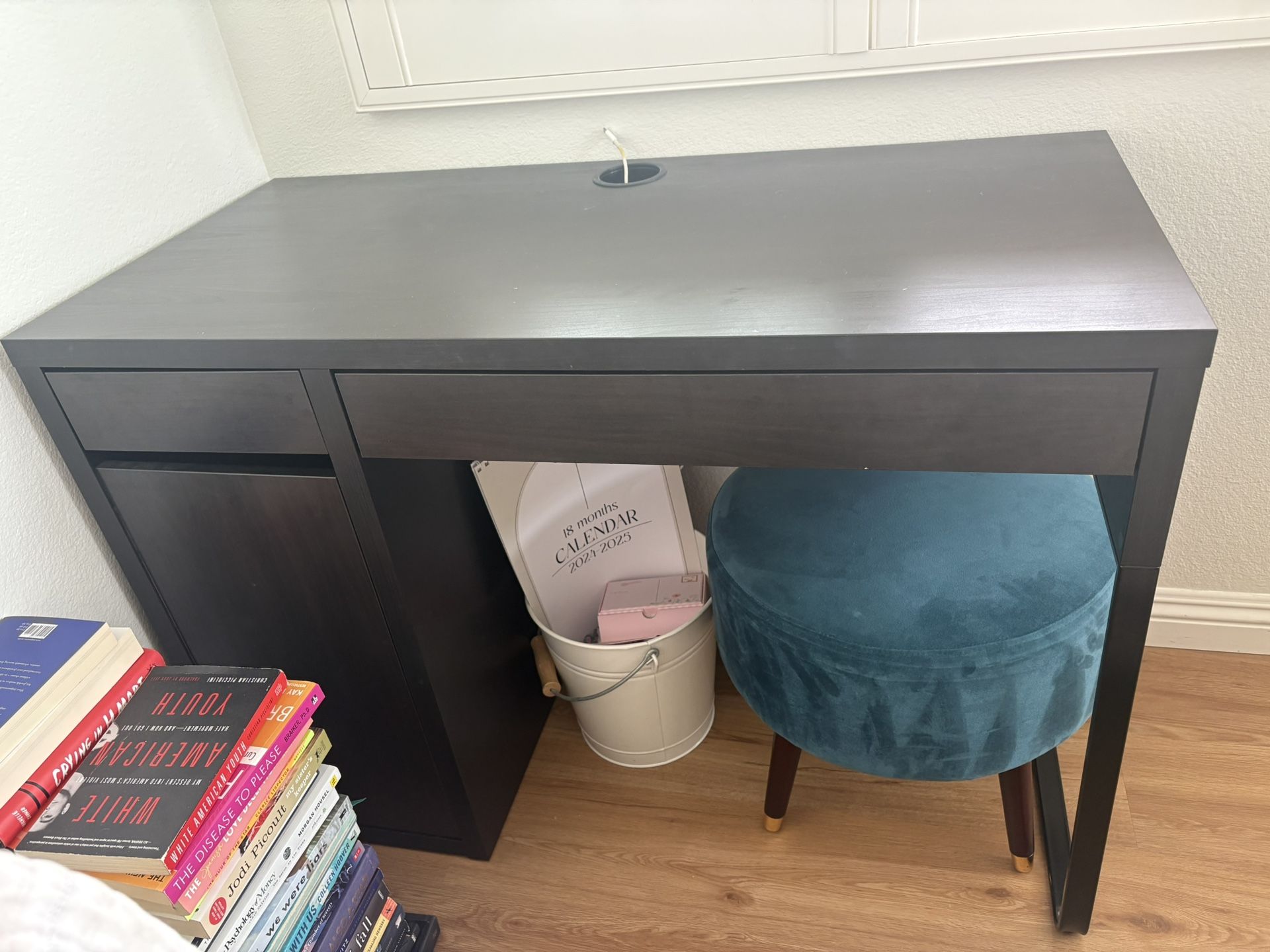 Like New Black IKEA Desk