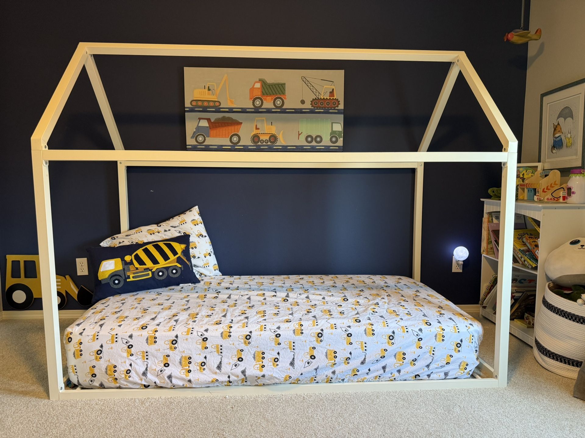 Twin House Bed Frame - Montessori Floor Bed Frame