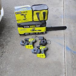 2 SET COMBO RYOBI All Brand New
