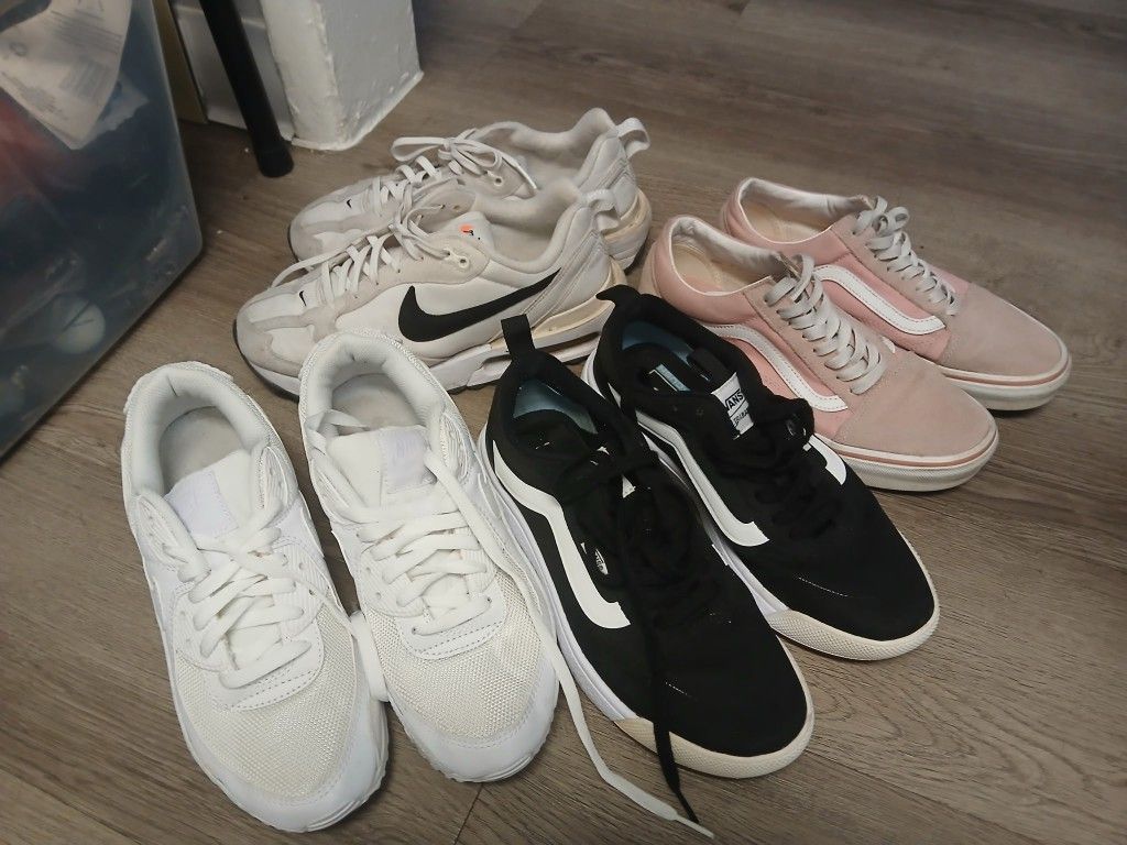 Nike and vans sz 8.5 women's$50takesAll