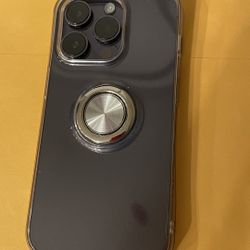 Iphone 14 Pro Crystal Clear Case With Stand (military Graded)