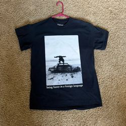 Vintage The 1975 BandTee Men's Short Sleeve Black Size M