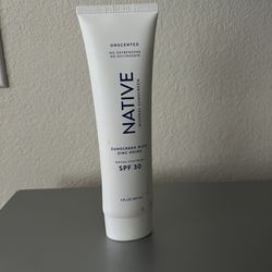 Native Unscented Sunscreen SPF 30