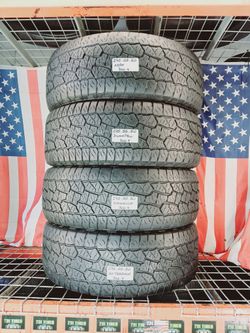 ✅ 4 Used Tires 275/55R20 HANKOOK DYNAPRO ATM ALL TERRAIN 275 55 20