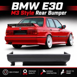 BMW E30 M3 Rear Bumper ABS