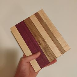 Small Handmade Charcuterie Board – Exotic Hardwood