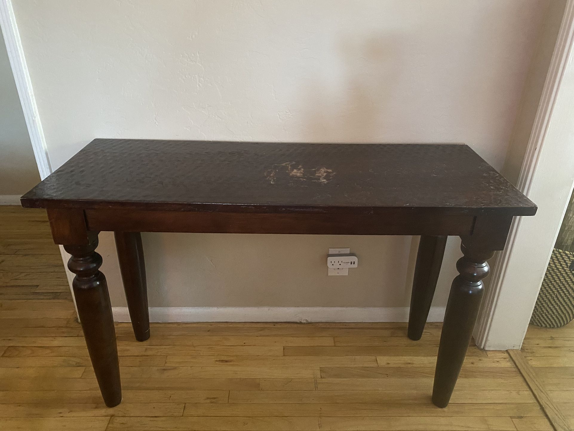 Wood Console Table