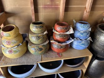 Clay Pot Set (3 Pieces ?